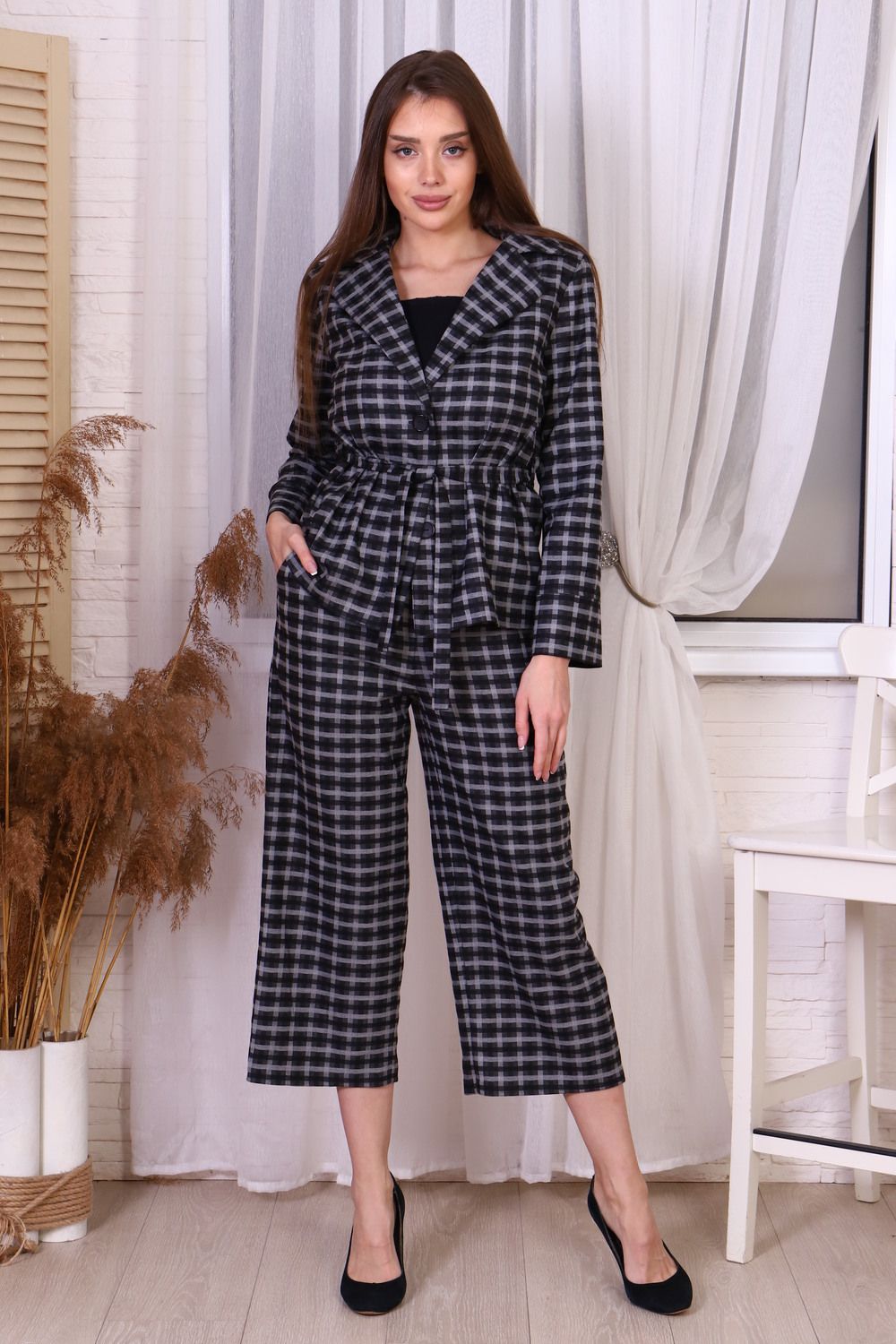 Костюм КТ18 - черный,серый