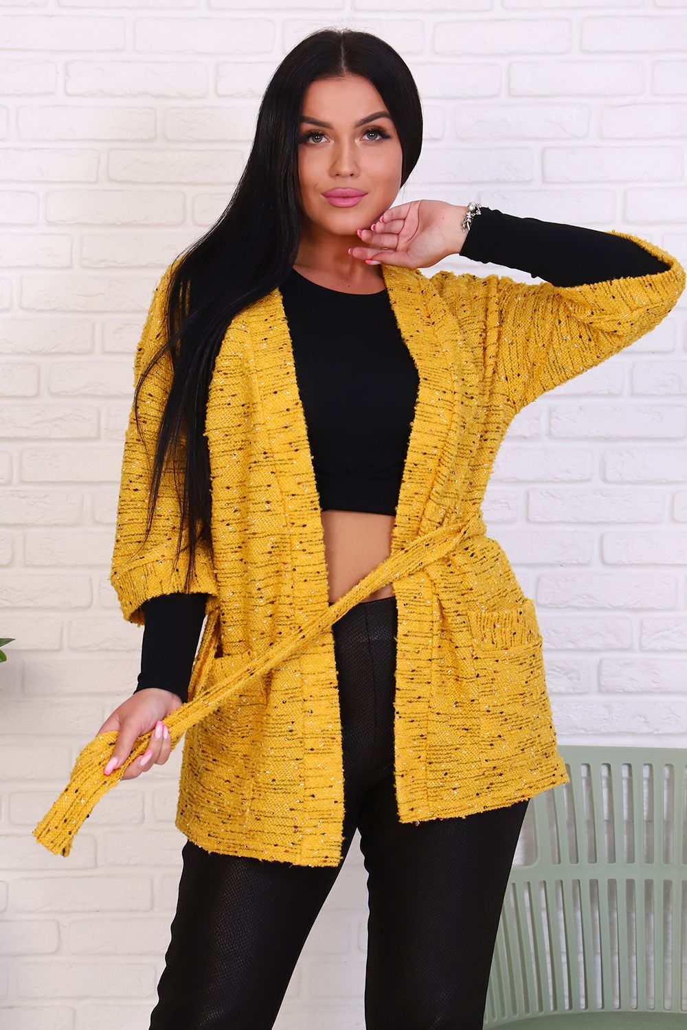 Жакет 24869 - желтый