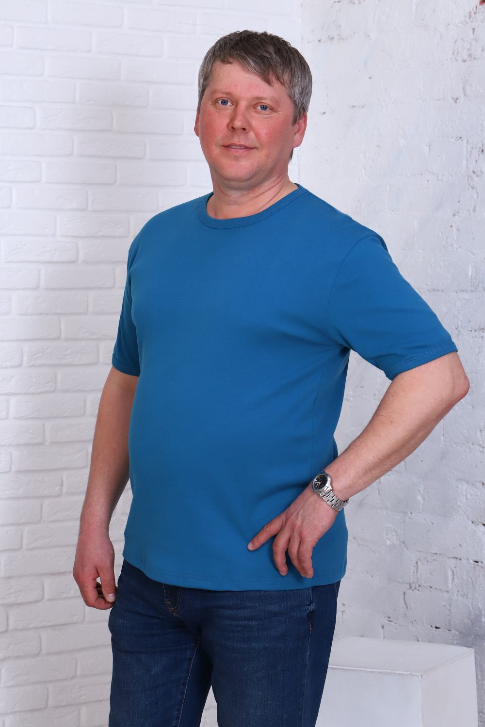 Футболка 6045 - индиго