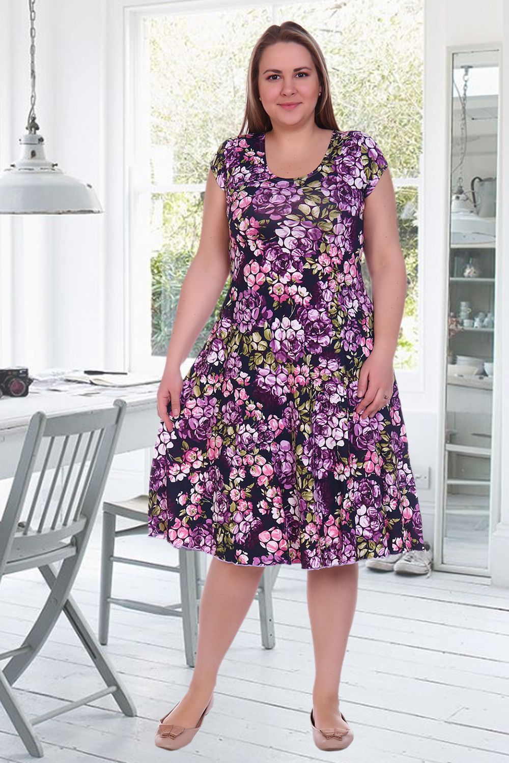 Платье Обольщение - сиреневый