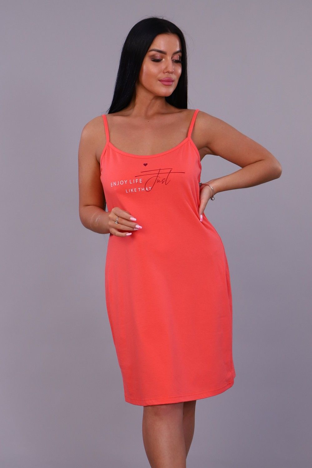 Сорочка 57025 - коралловый