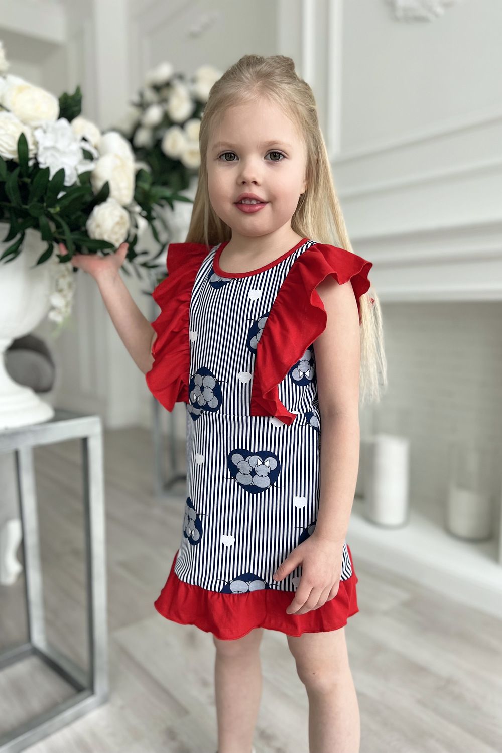 Платье 5108 детское - синий