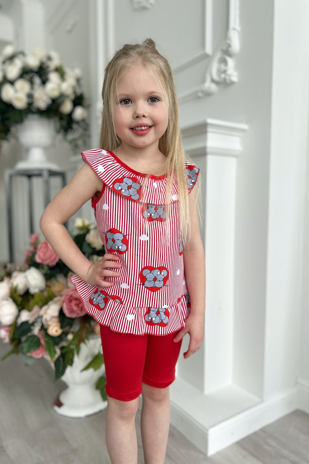 Майка 5107 детская - красный