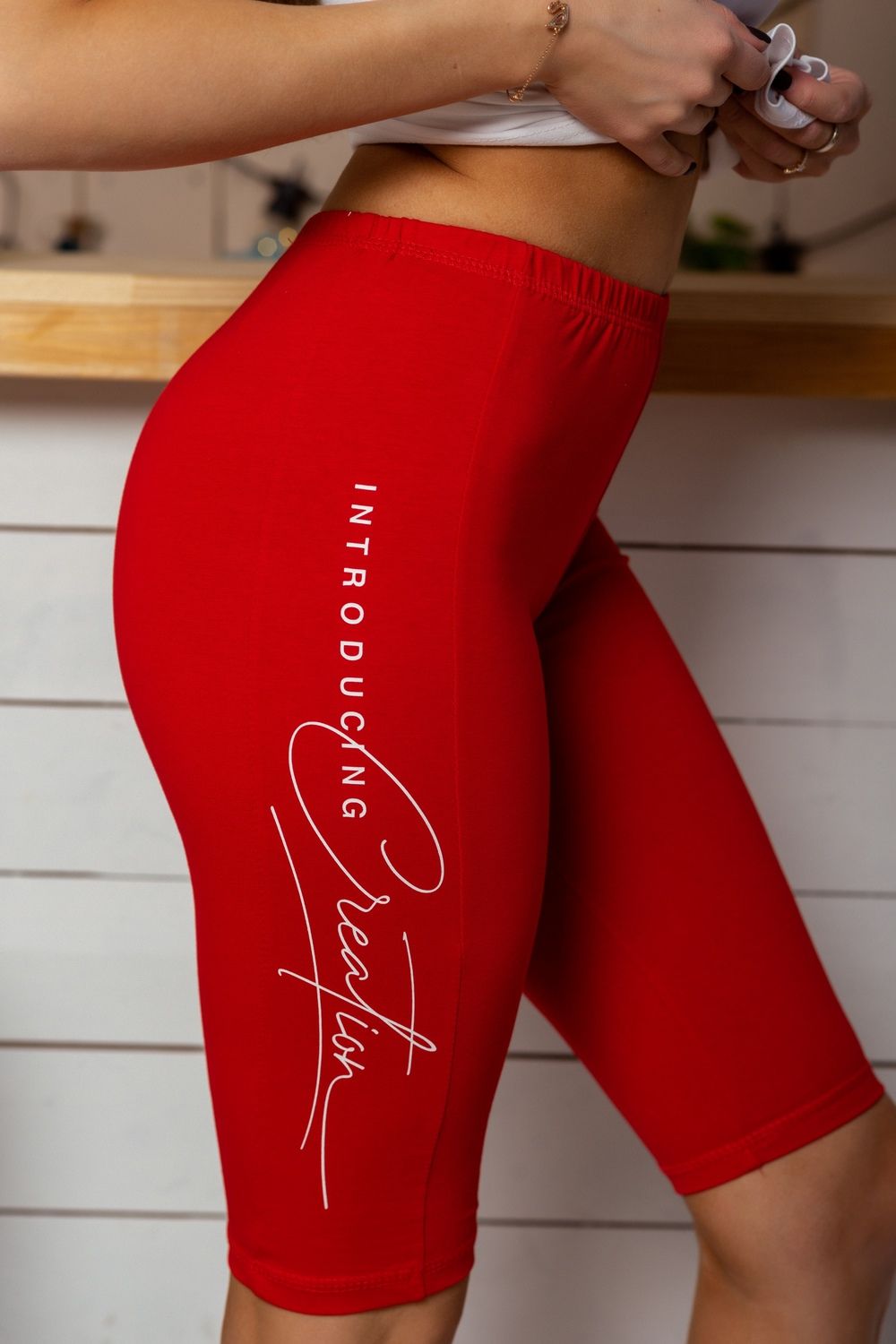 Бриджи 8236 - красный