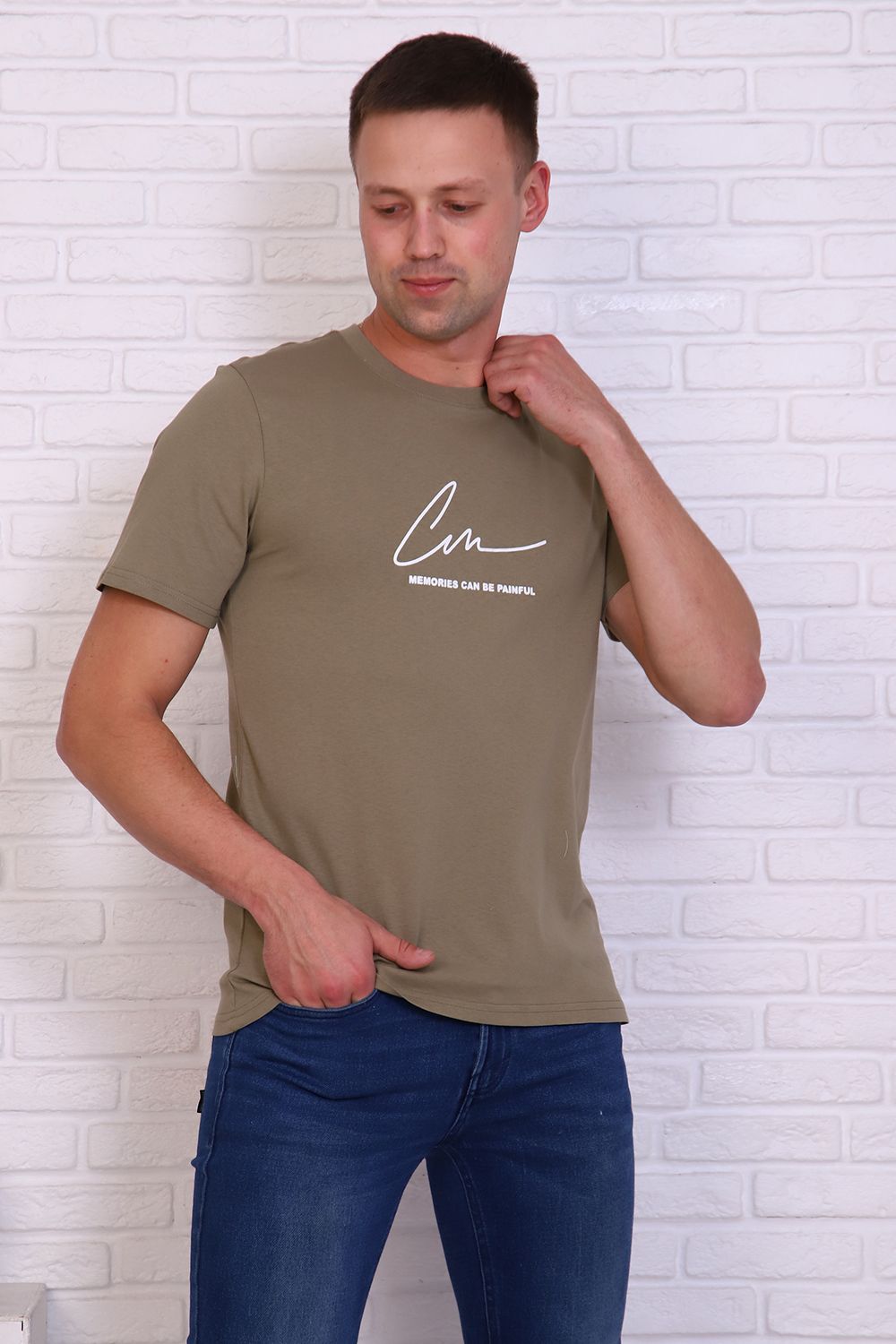 Футболка 32037 - хаки