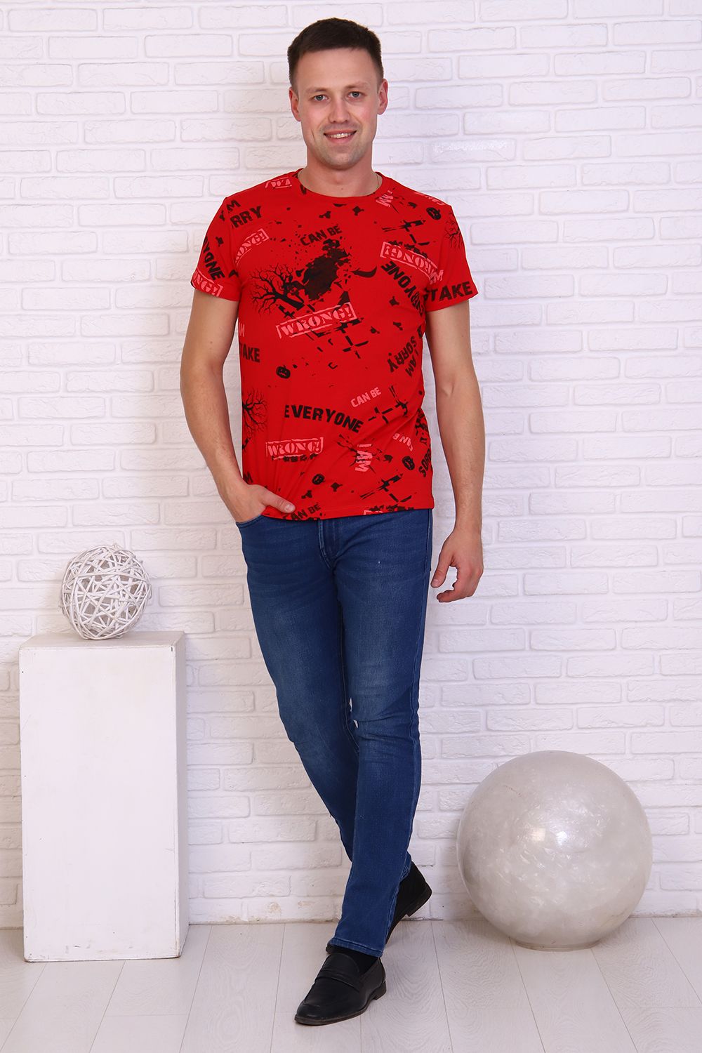 Футболка 11206 - красный