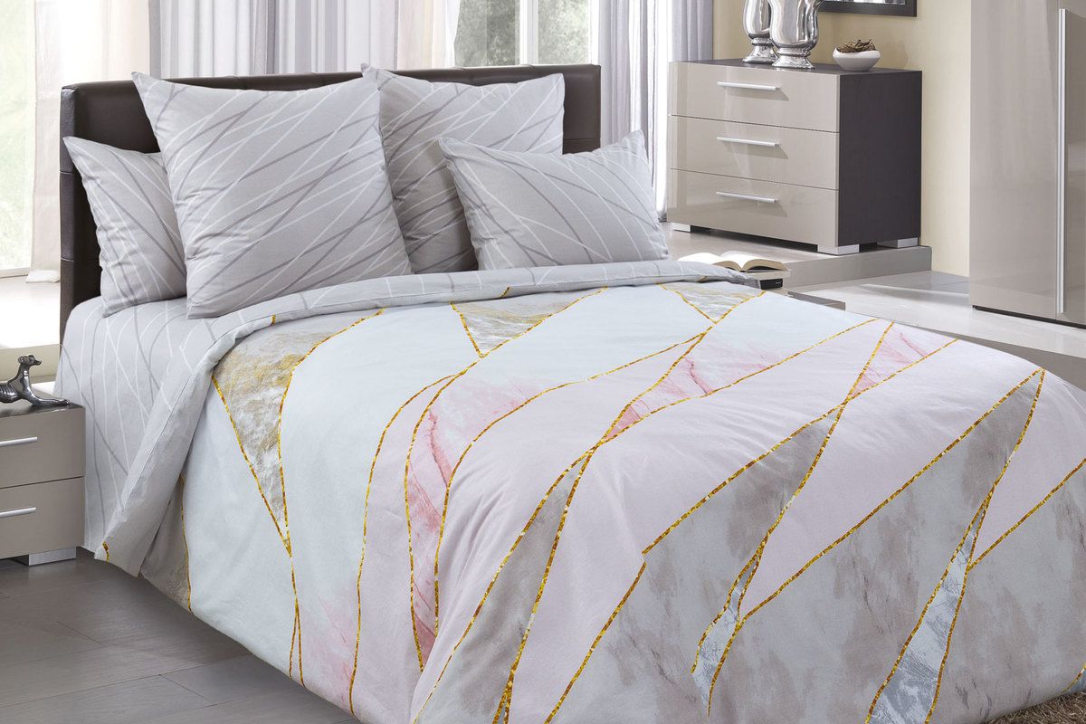 КПБ Аттика, Перкаль - розовый