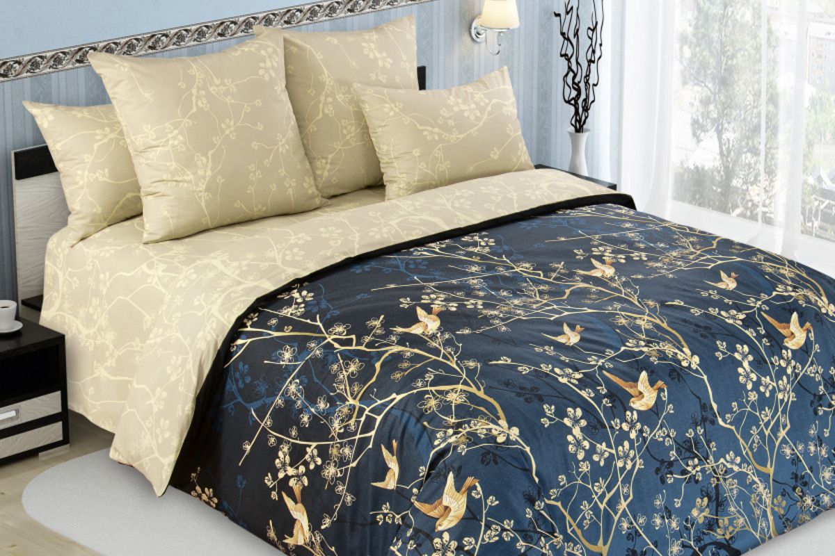 КПБ Легкое дыхание 1, Перкаль - серый