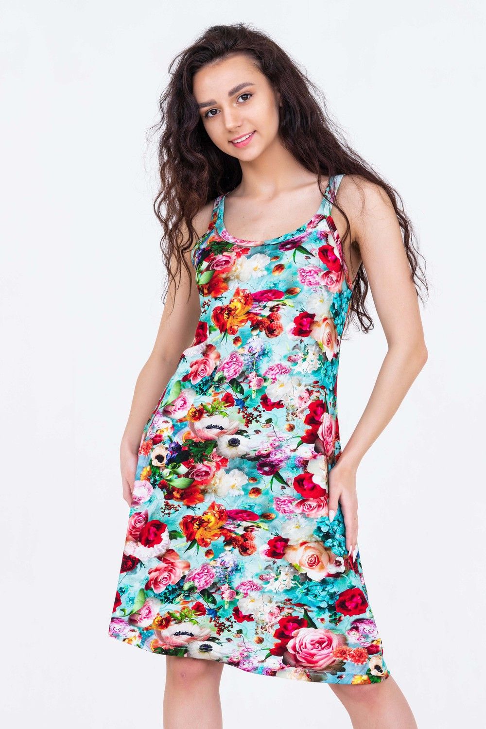 Сарафан 21542 - цветы