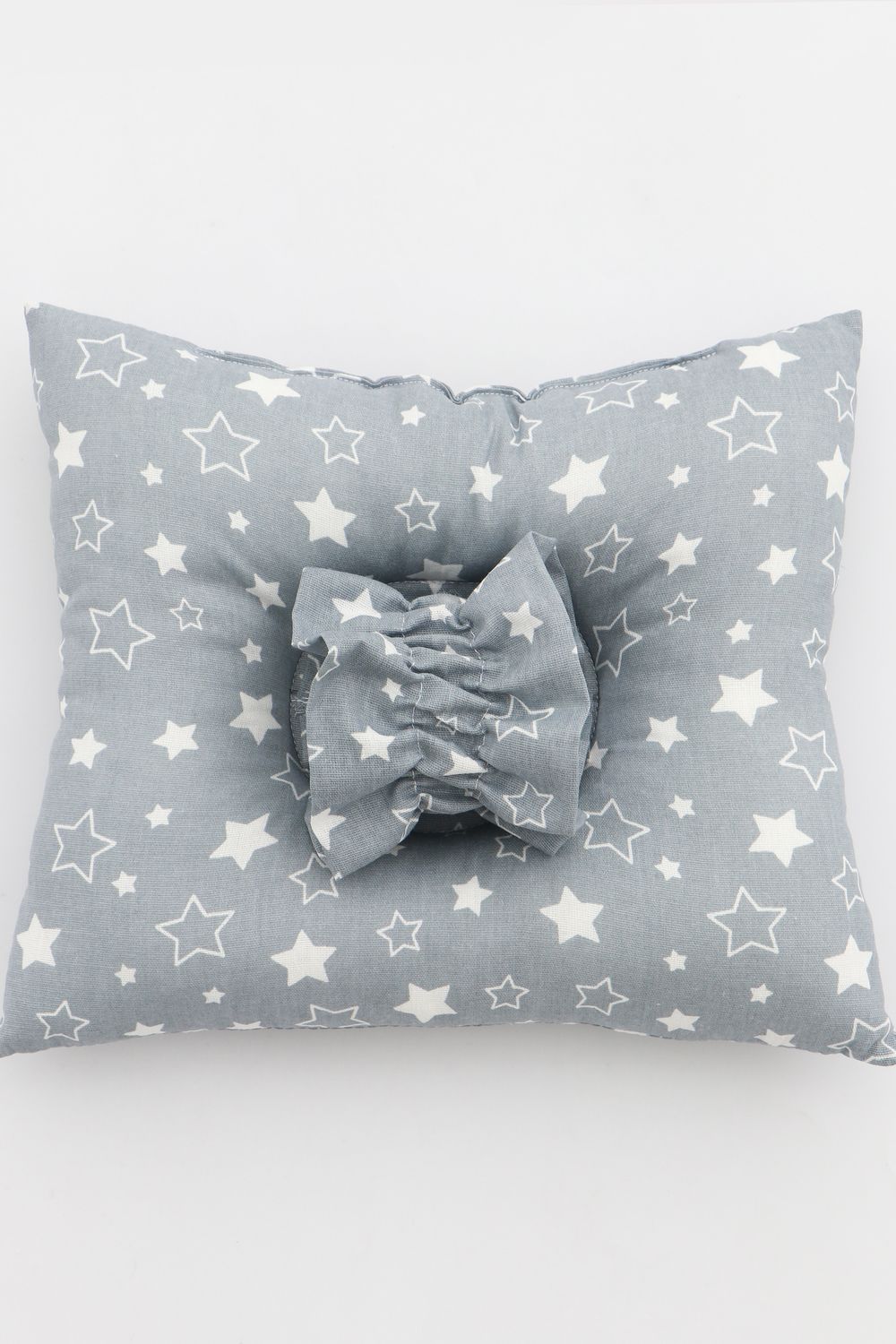 Подушка для кормления ребенка на манжете ПКР/звездочка-серая - серый