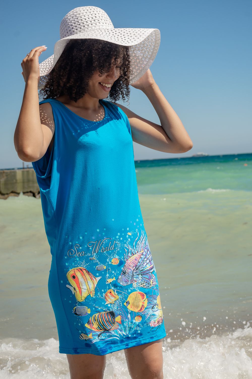 Туника Ностальгия - бирюза