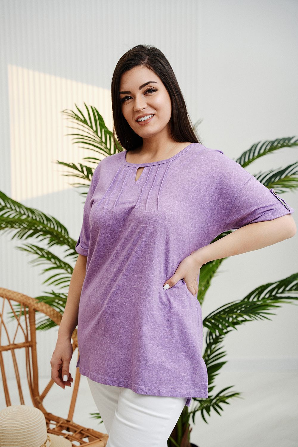 Туника 8243 - сиреневый
