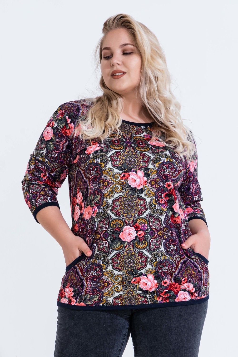Туника 21530 - розы