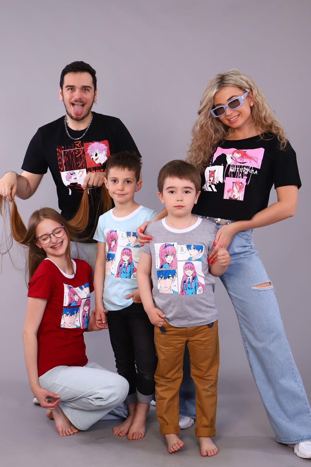 Футболка 15309 - серый меланж