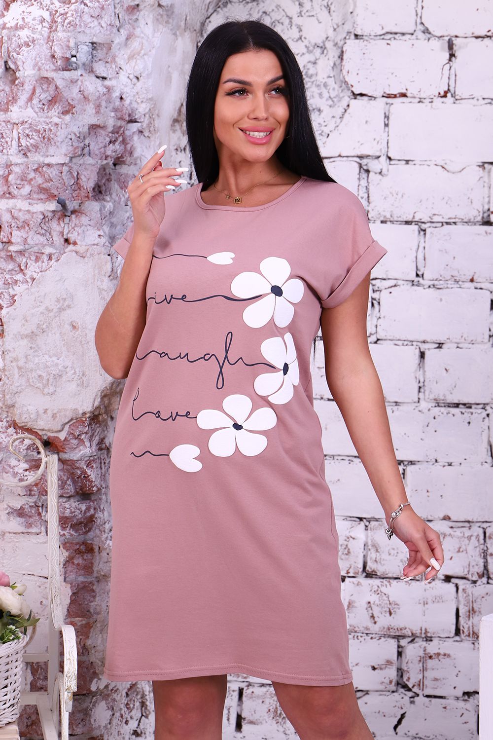 Туника 24878 - сухая роза