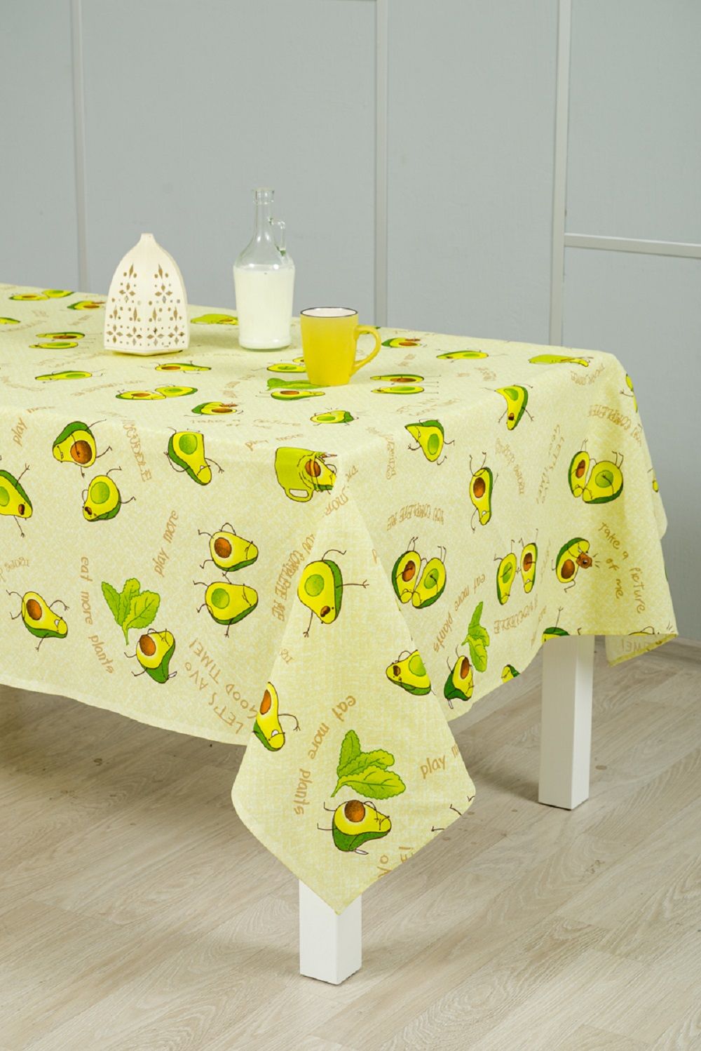 Скатерть Авокадо - бежевый