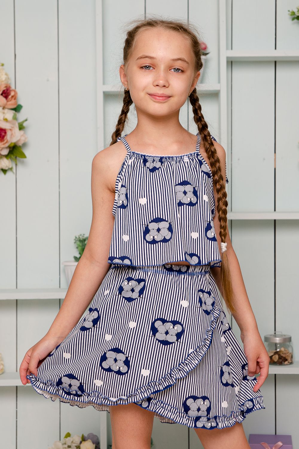 Костюм 5123 детский - синий