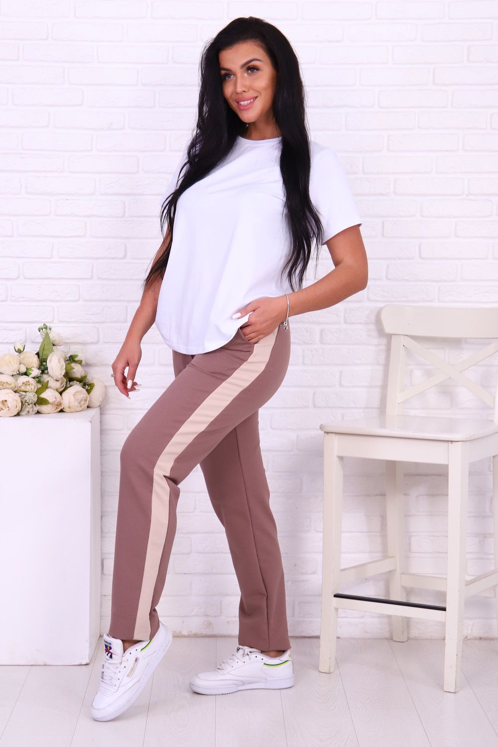 Брюки 57036 - какао