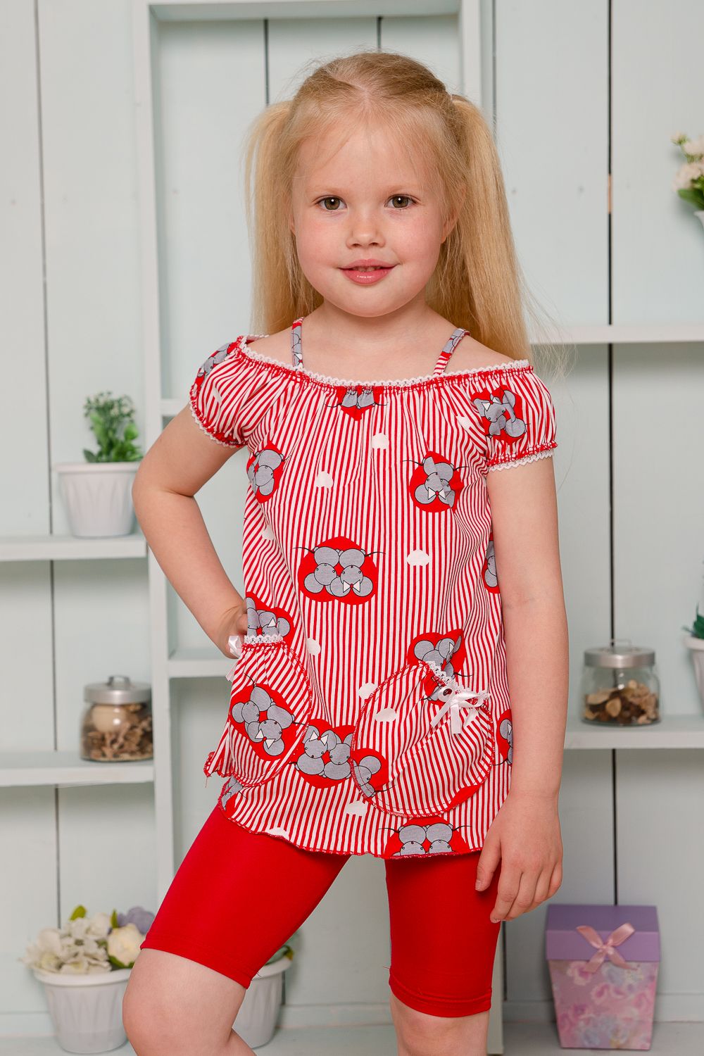 Майка 5120 детская - красный