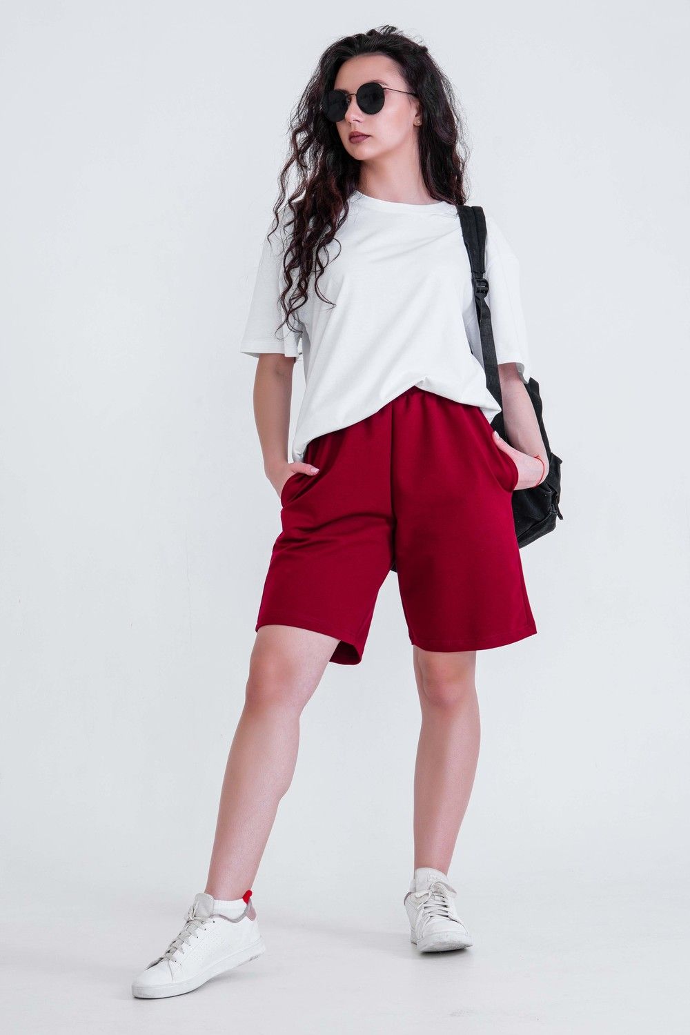 Шорты 21547 - бордо