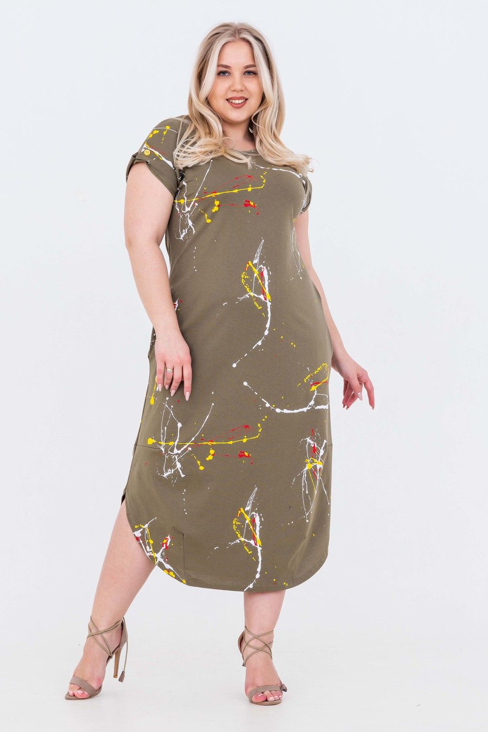 Платье 46507 - хаки