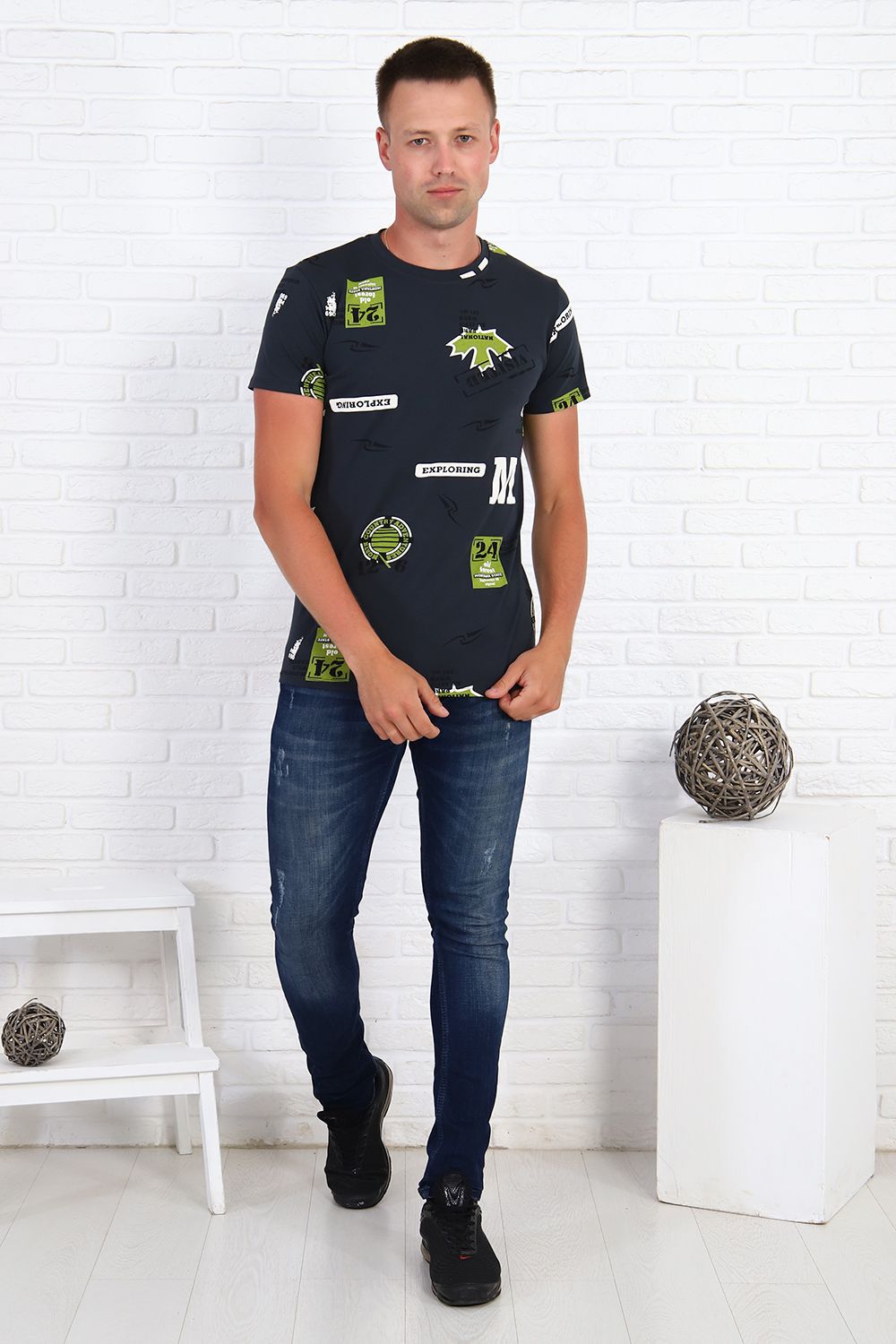 Футболка 11222 - мокрый асфальт