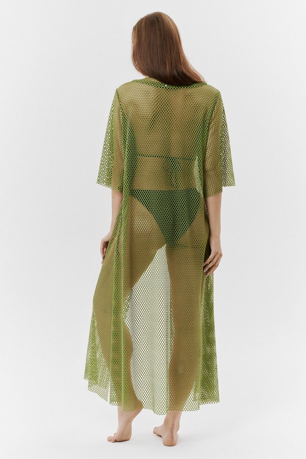 Туника 67011 - хаки (крупная сетка)