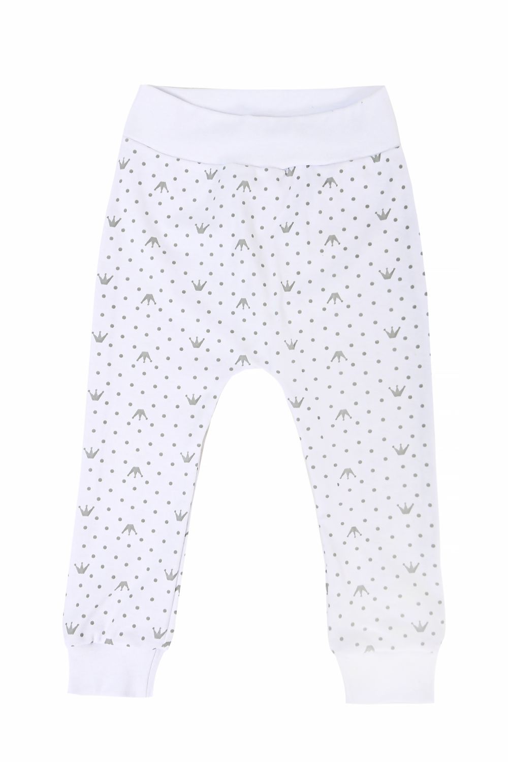Ползунки для малышей Корона детские - серый