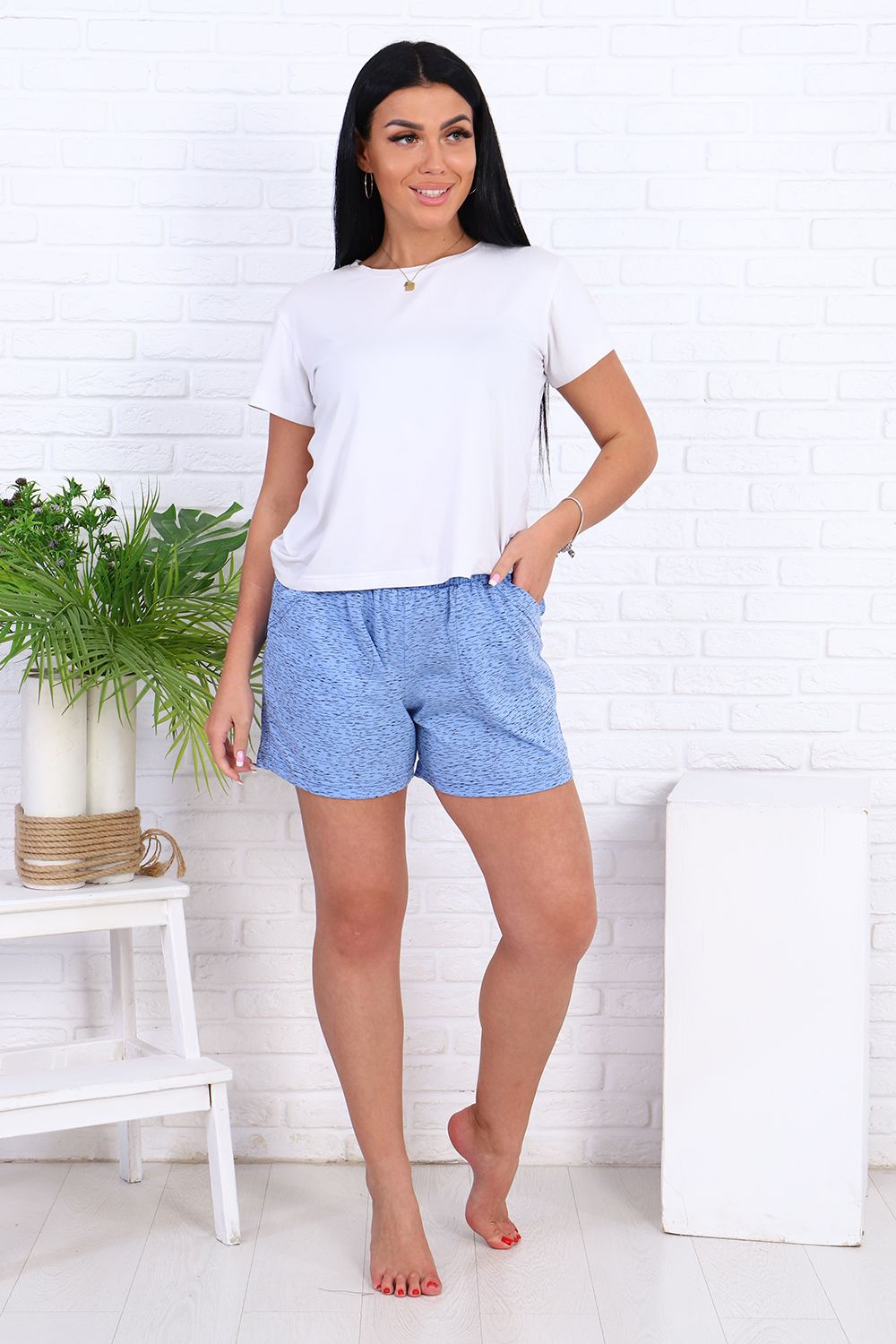 Шорты 19505 - голубой