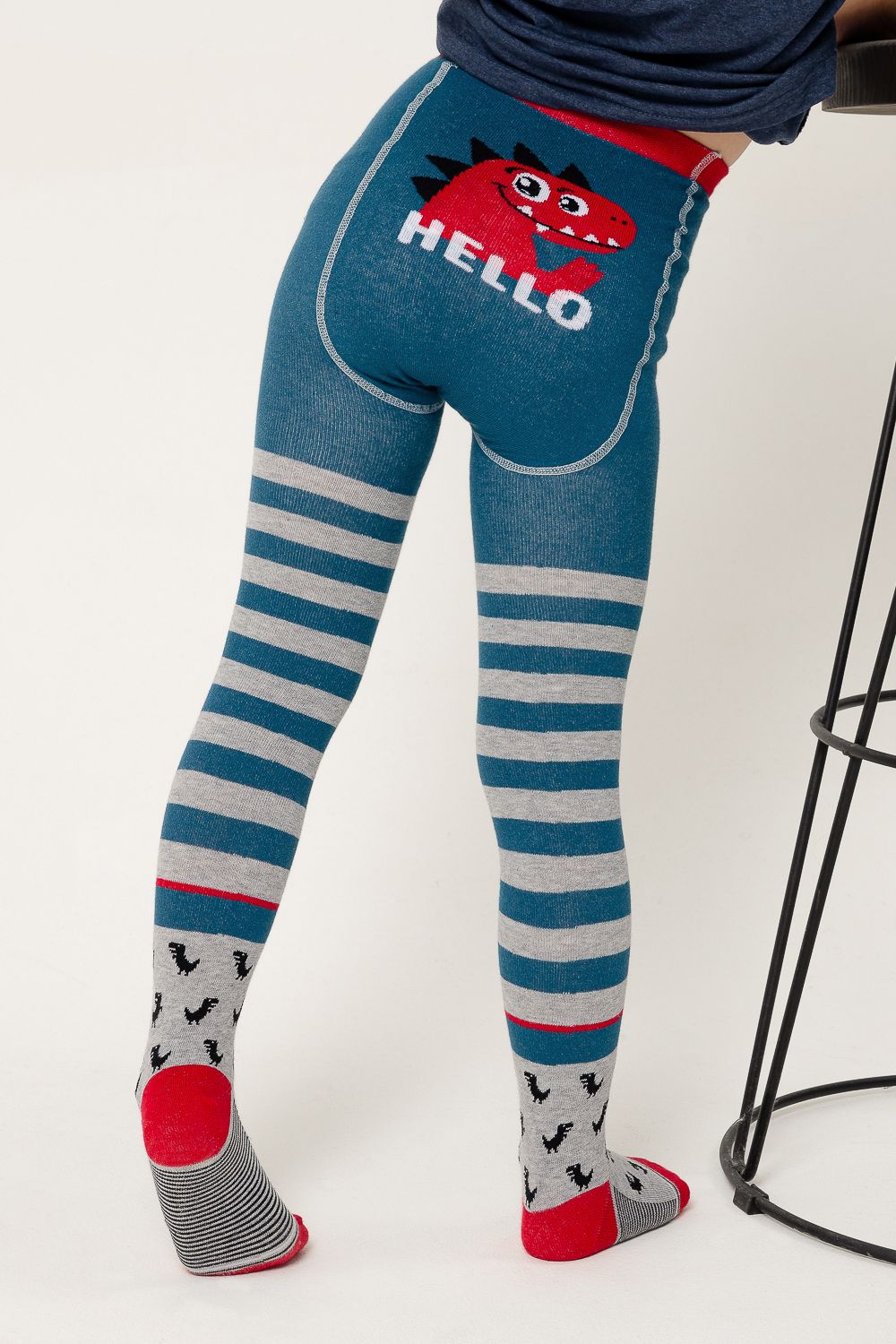 Колготки Дино детские - джинс