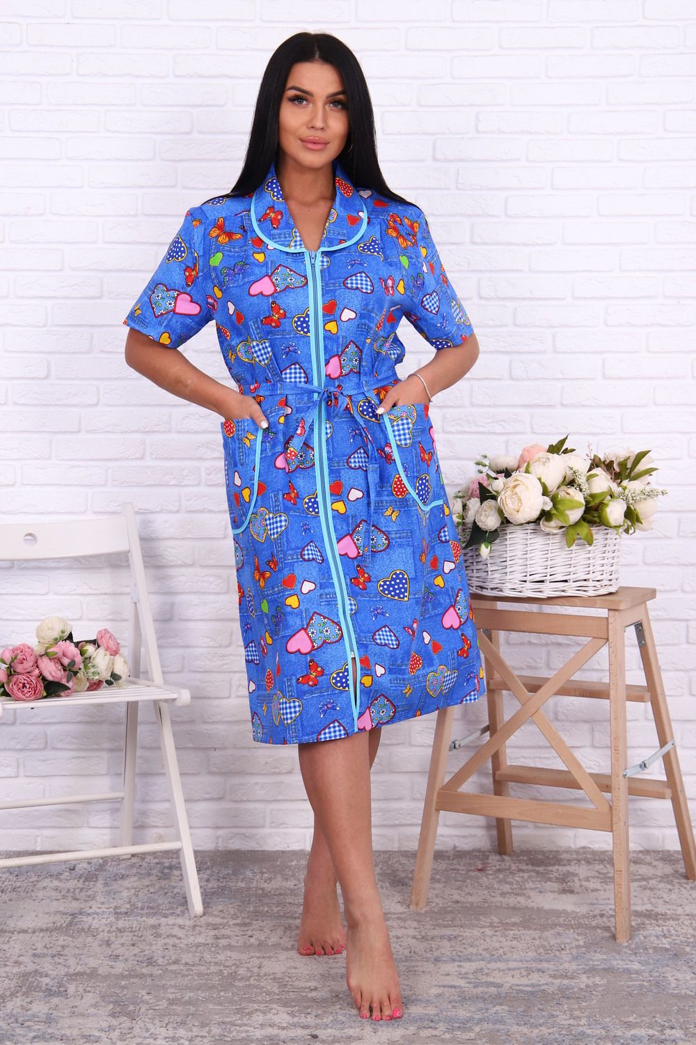 Халат 73002 - ассорти