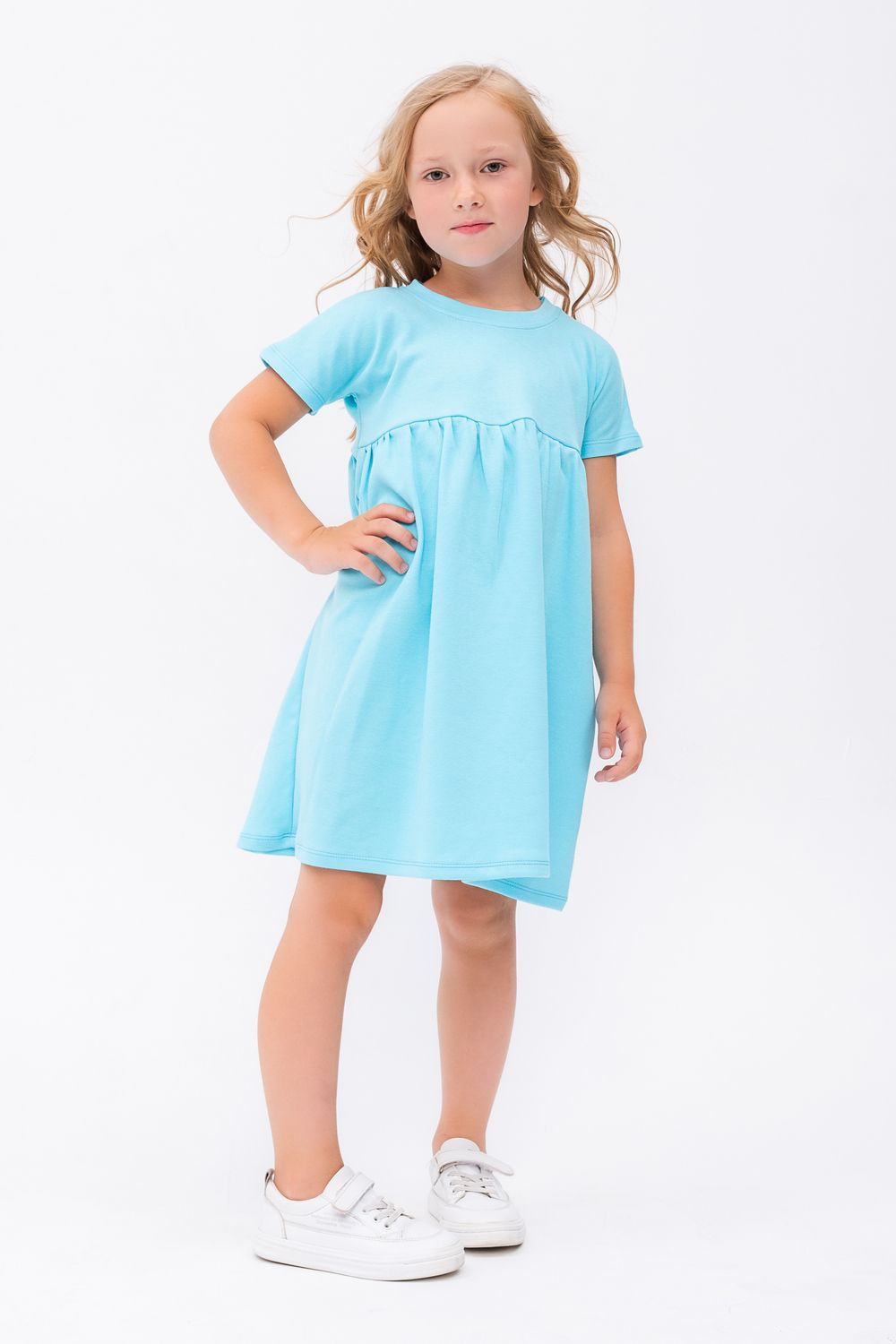 Платье Солнышко Бирюза - бирюза