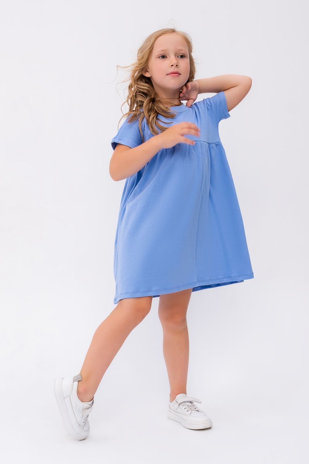 Платье Солнышко синее - синий