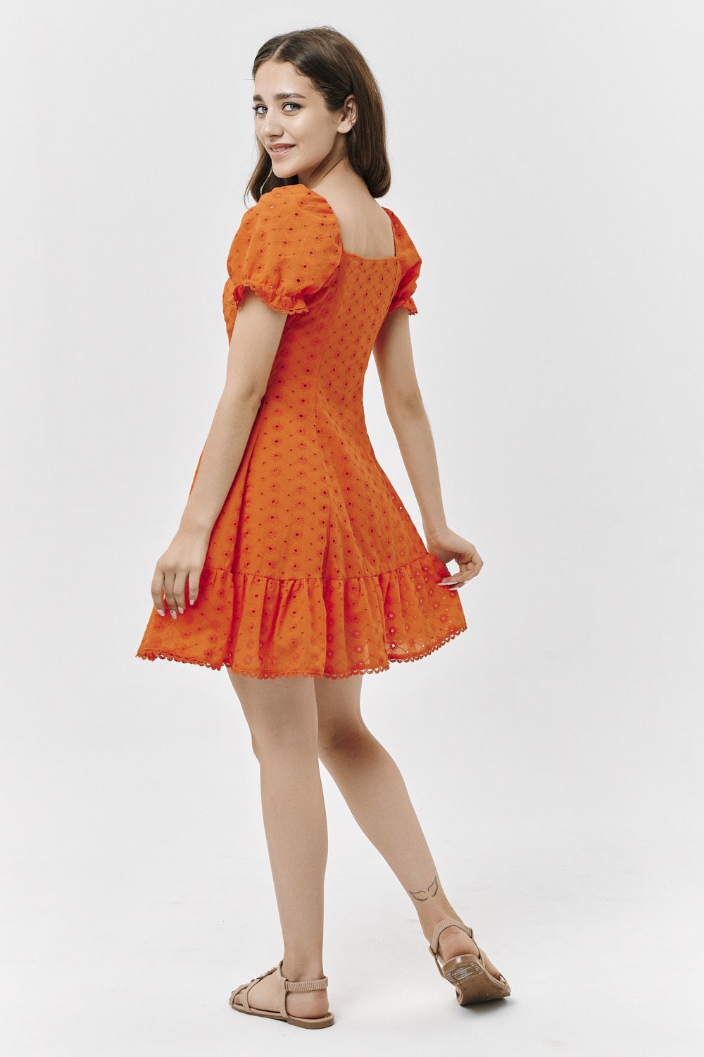 Платье 7335 - оранжевый