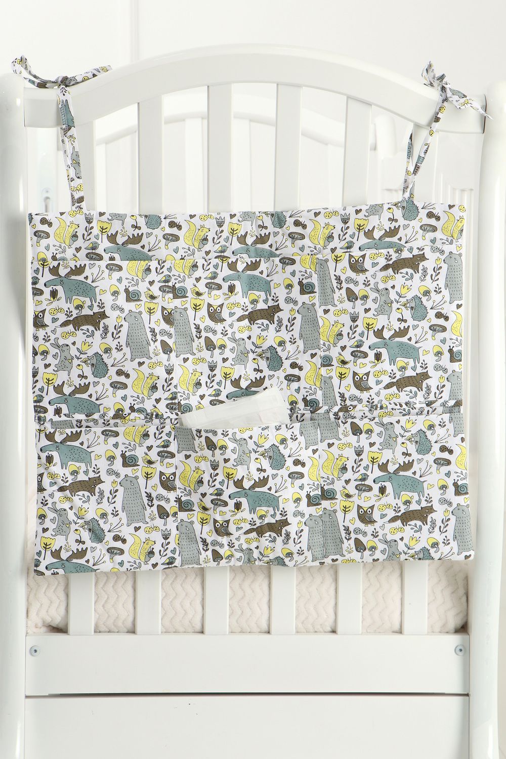 Органайзер на детскую кроватку арт. ККР/лесные-жители