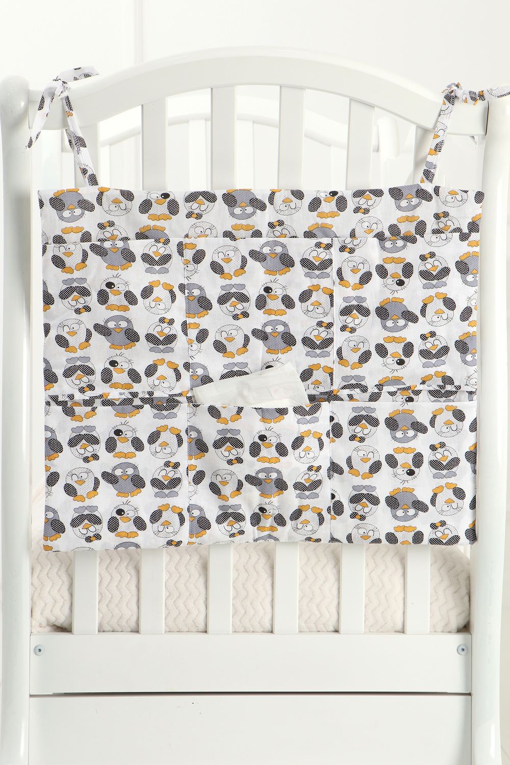 Органайзер на детскую кроватку арт.ККР/пингвины