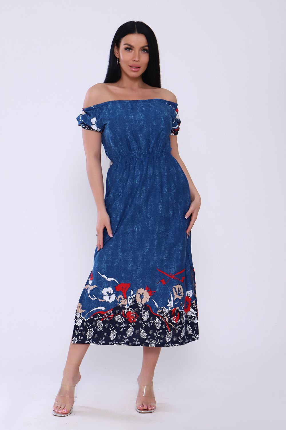 Платье 71003 - джинс