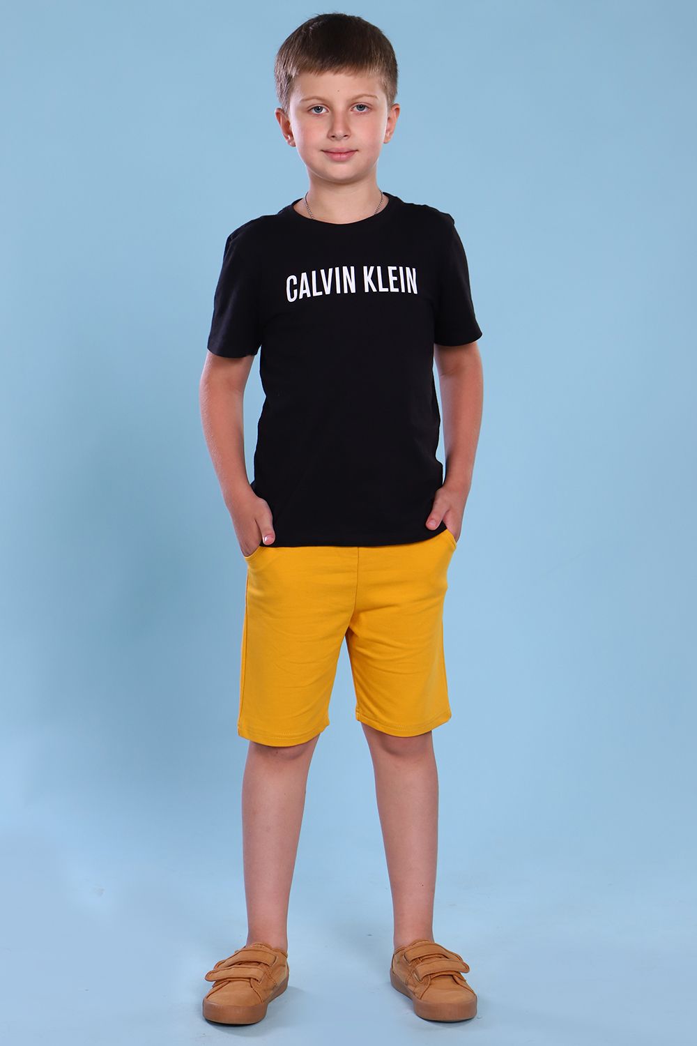 Шорты 11714 детские - горчичный