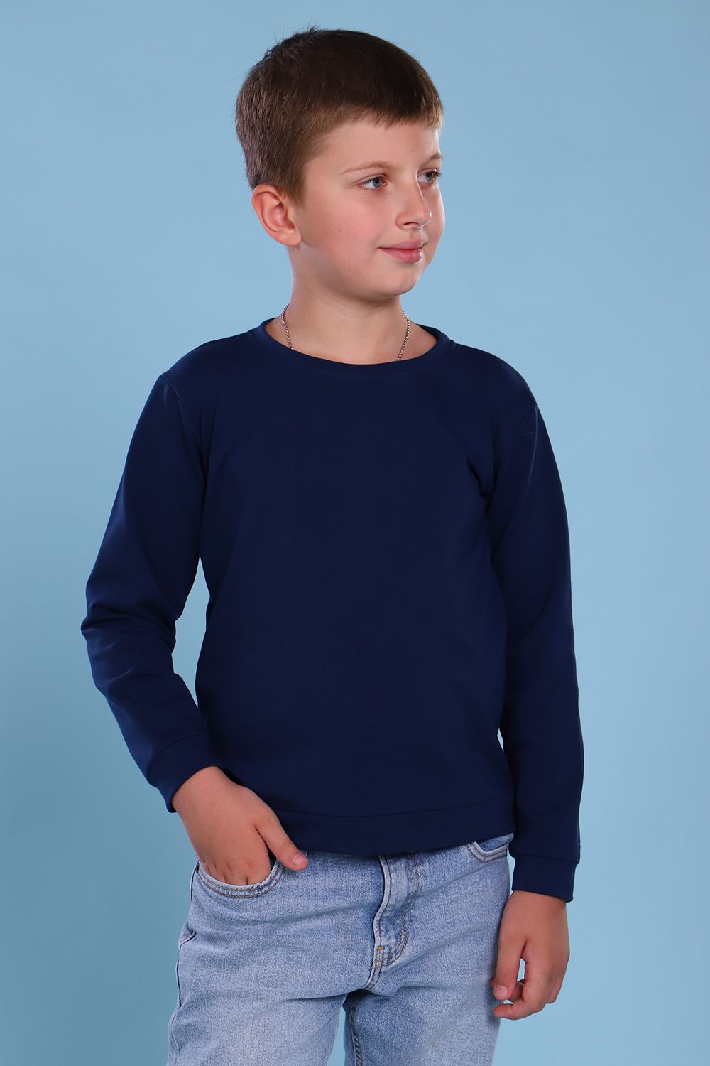 Толстовка 11713 детская - синий