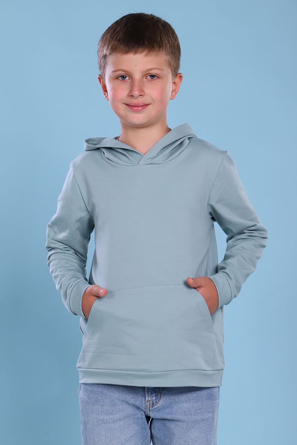 Толстовка 11712 детская - оливковый