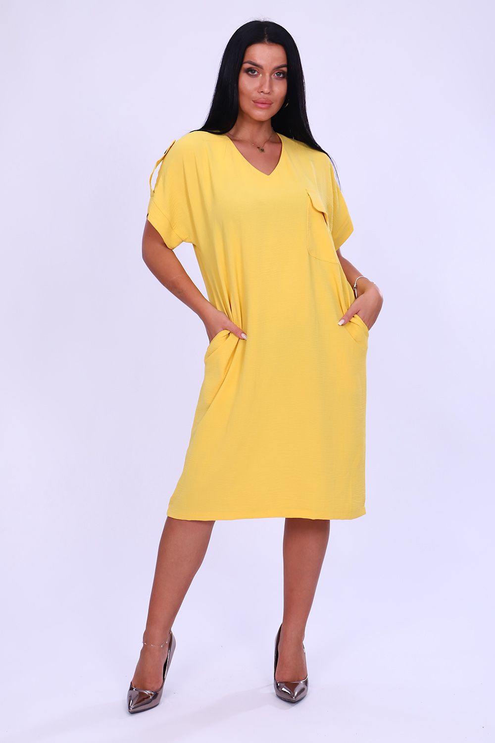 Платье 31684 - желтый