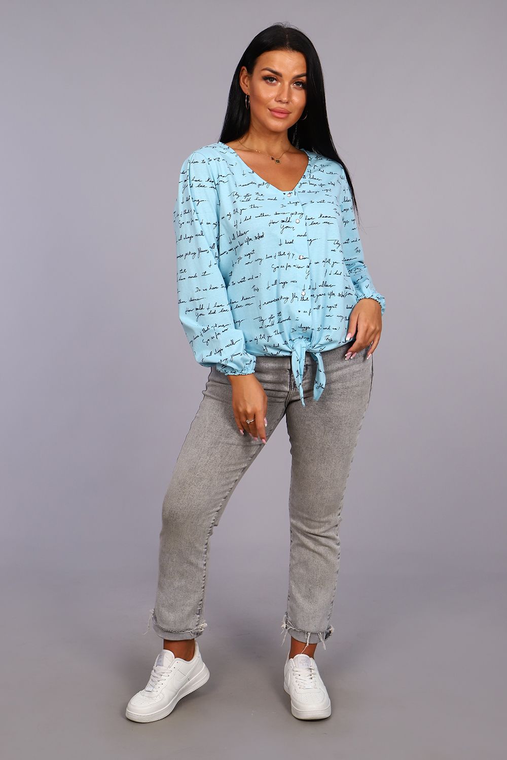 Туника 36566 - голубой