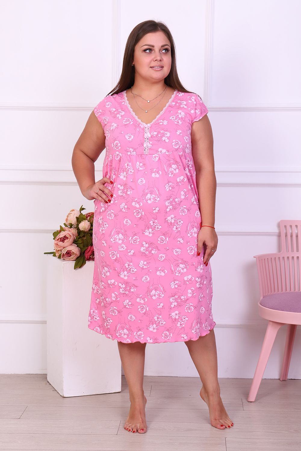 Сорочка 42239 - голубой