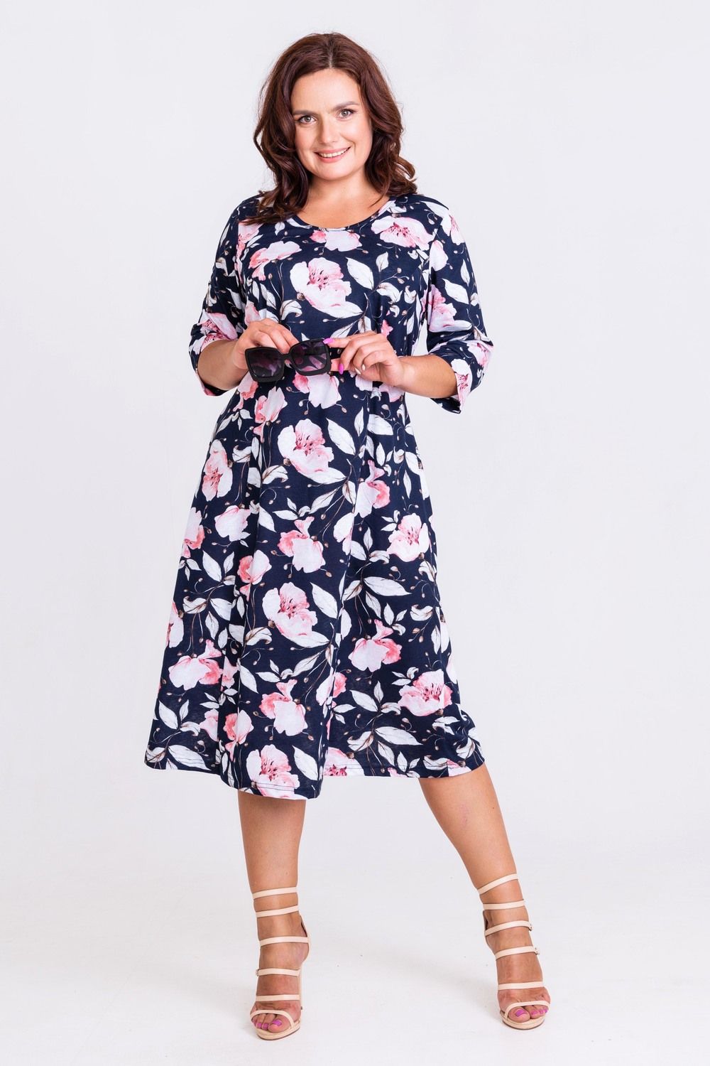 Платье Николина - розовый