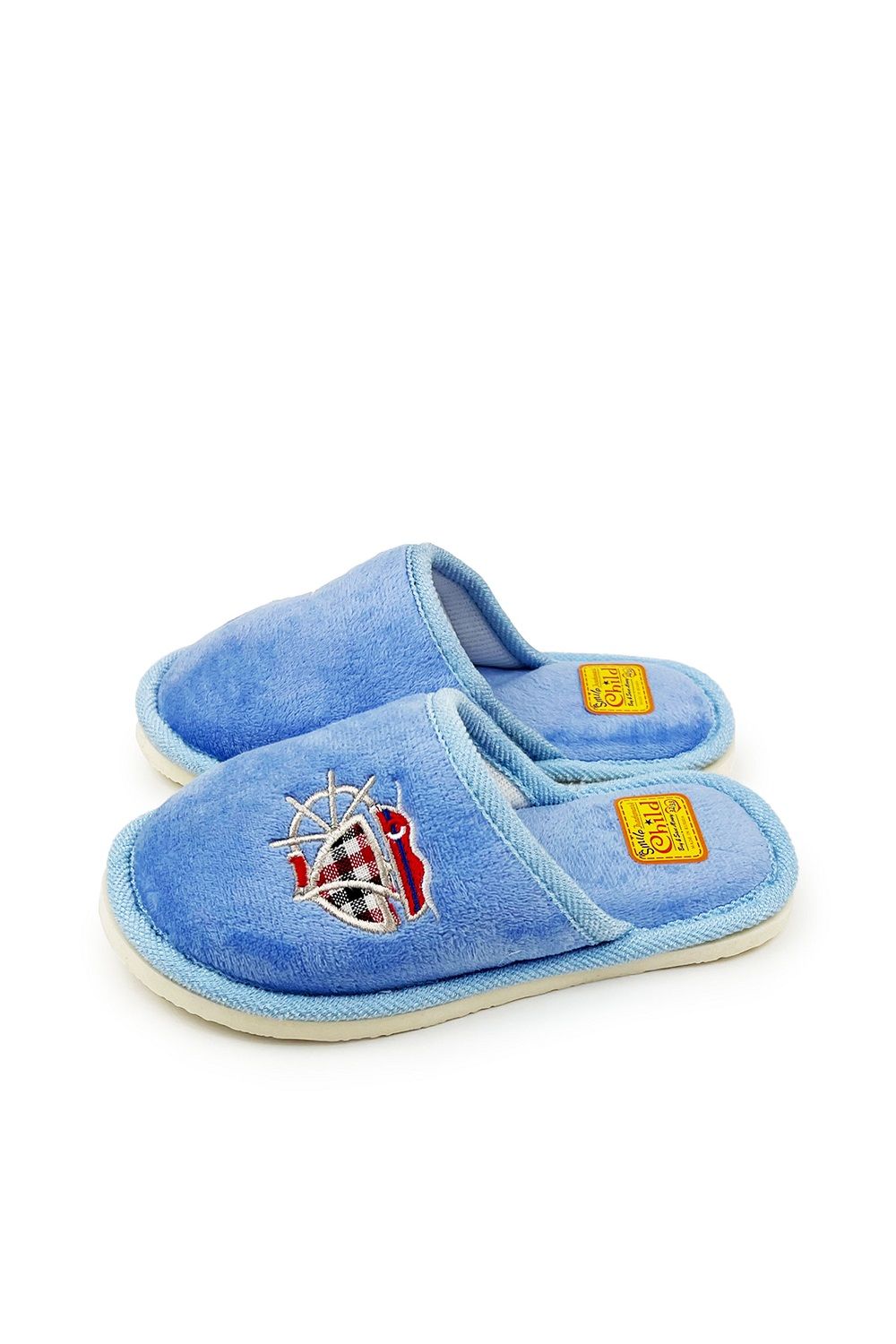 Туфли комнат. детские А-70F-031-04 зак - голубой