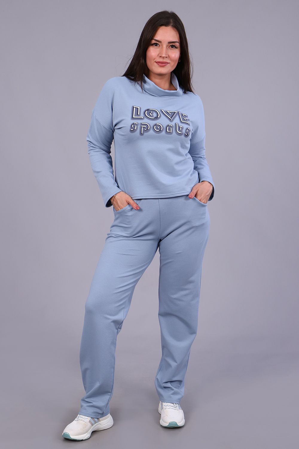 Костюм 24886 - голубой