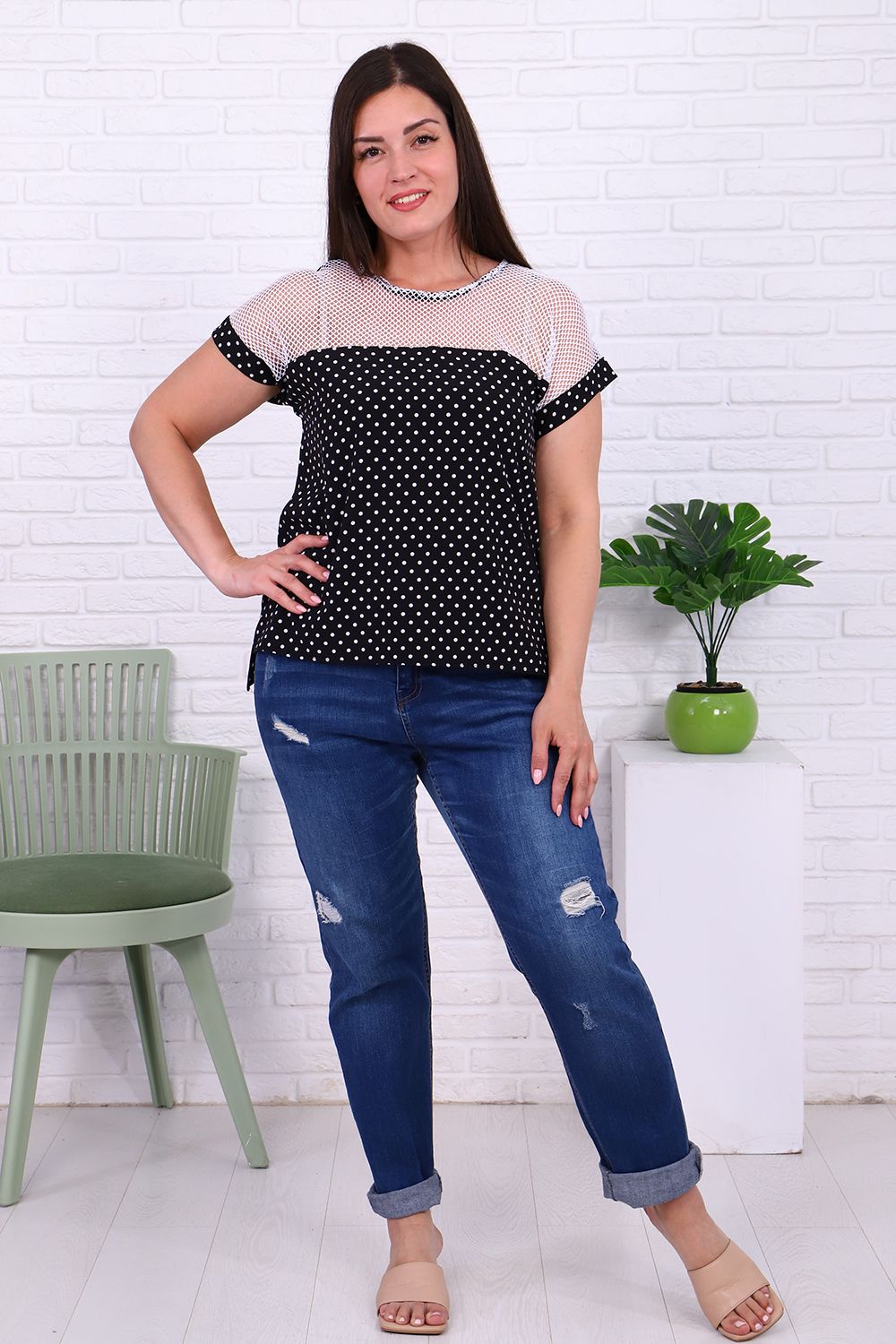 Туника 52186 - черный