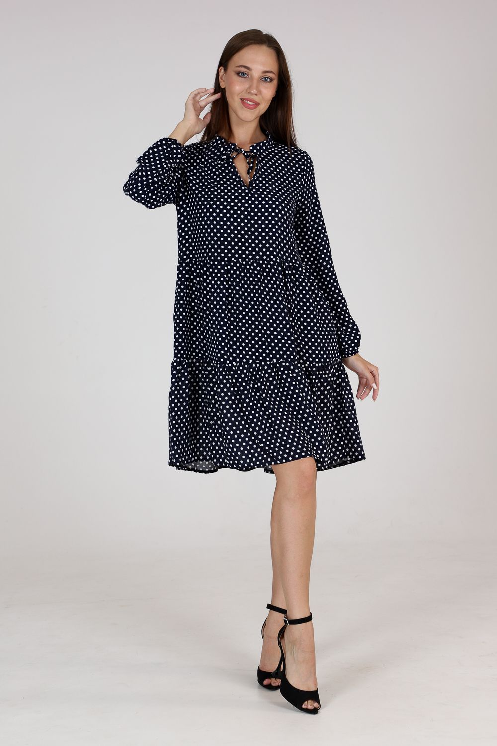 Платье 20652 - темно-синий