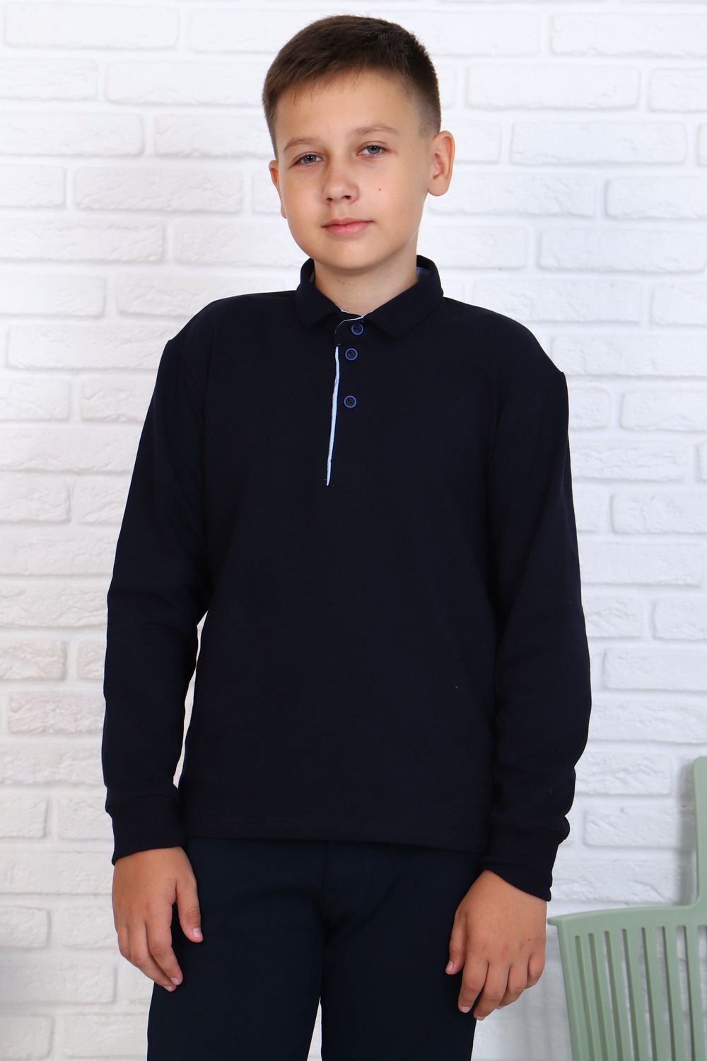 Джемпер 17584 - темно-синий