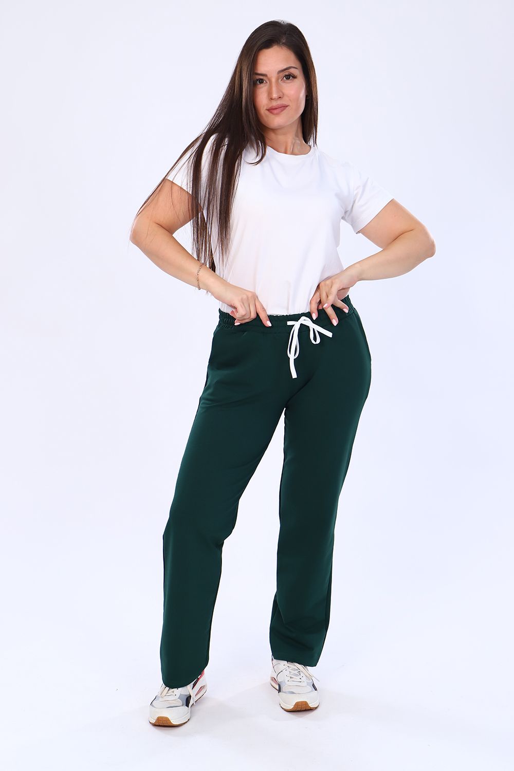 Брюки 11235 - зеленый